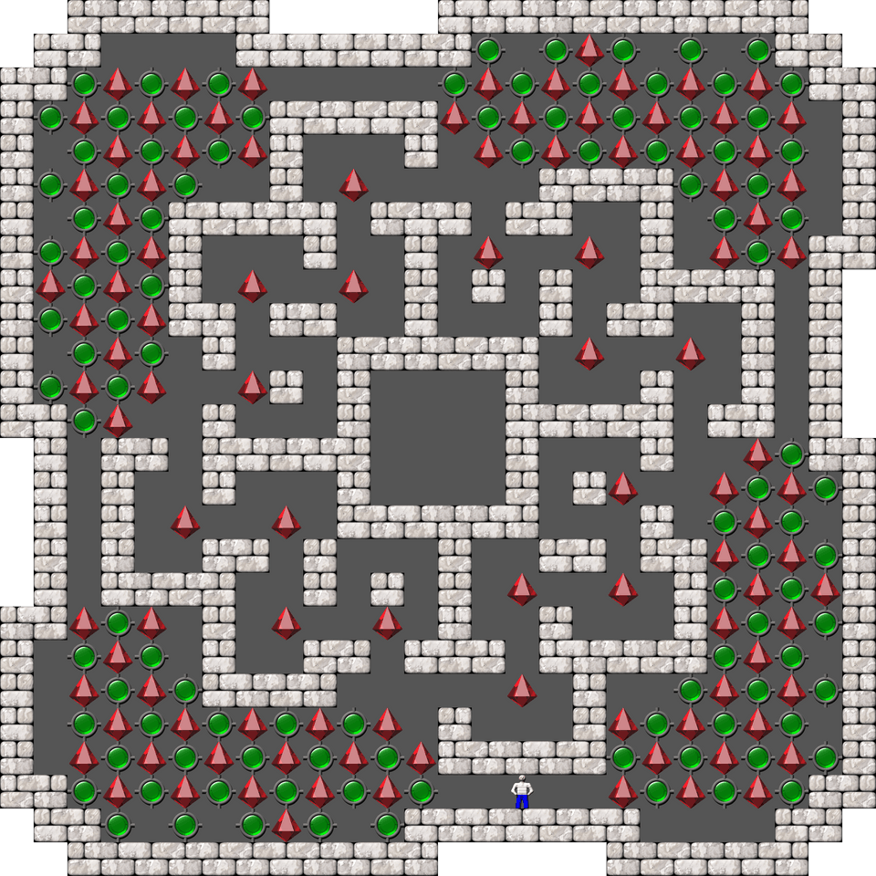 Sokoban Sasquatch 06 Arranged level 70